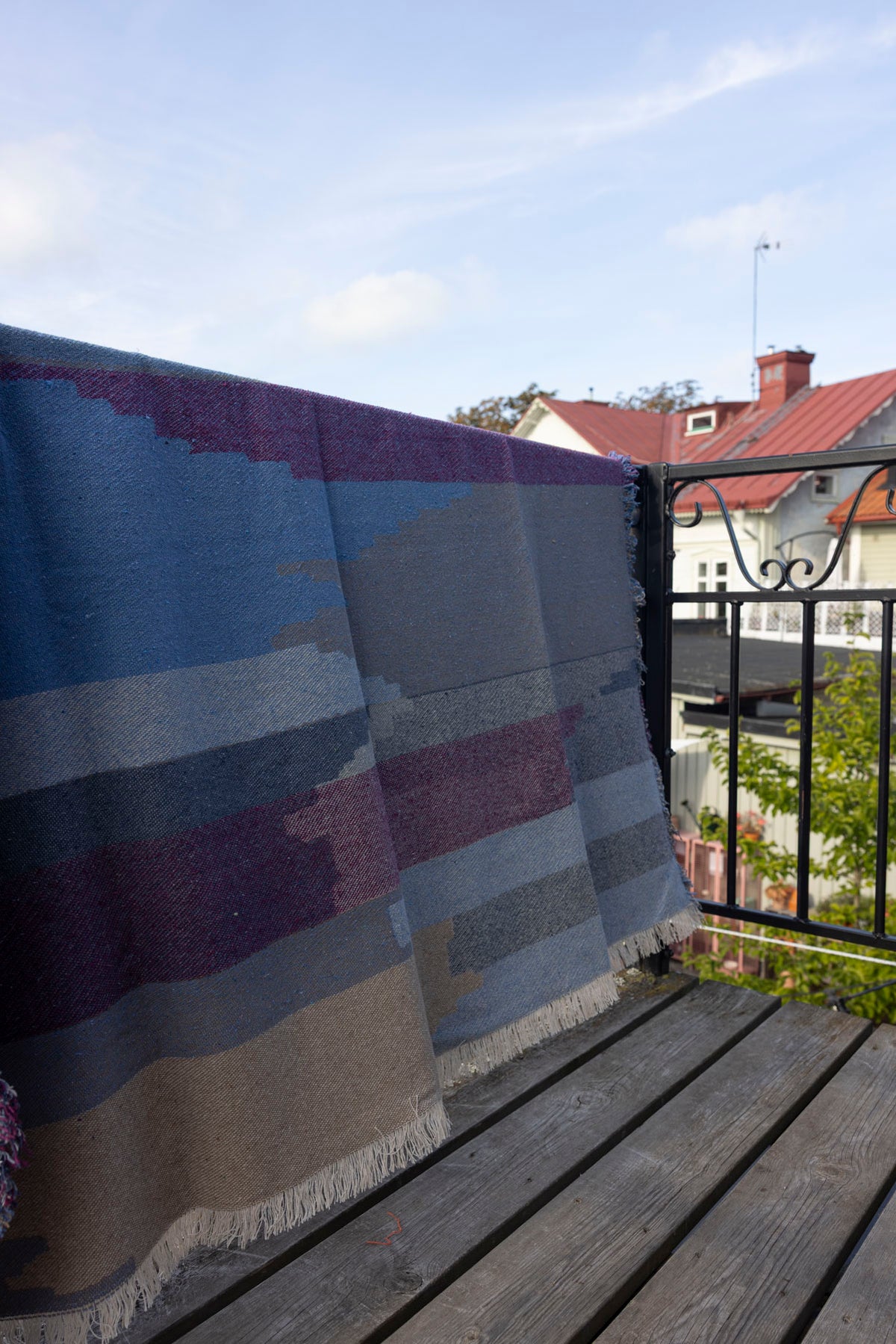 Filt Blå