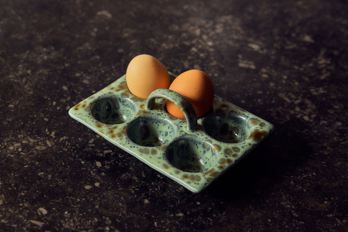 Äggbricka keramik