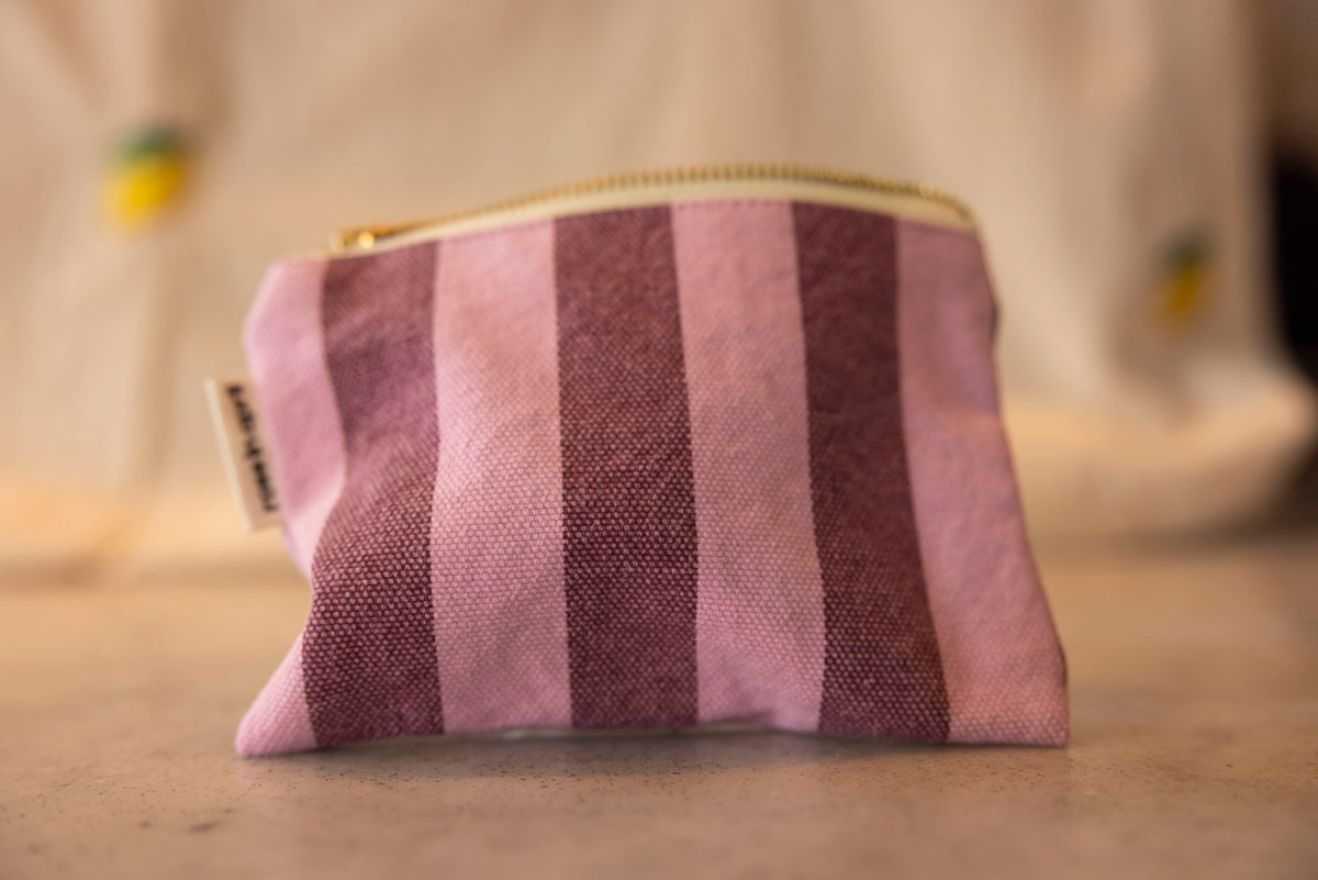 Plånbok Lila/Rosa randig