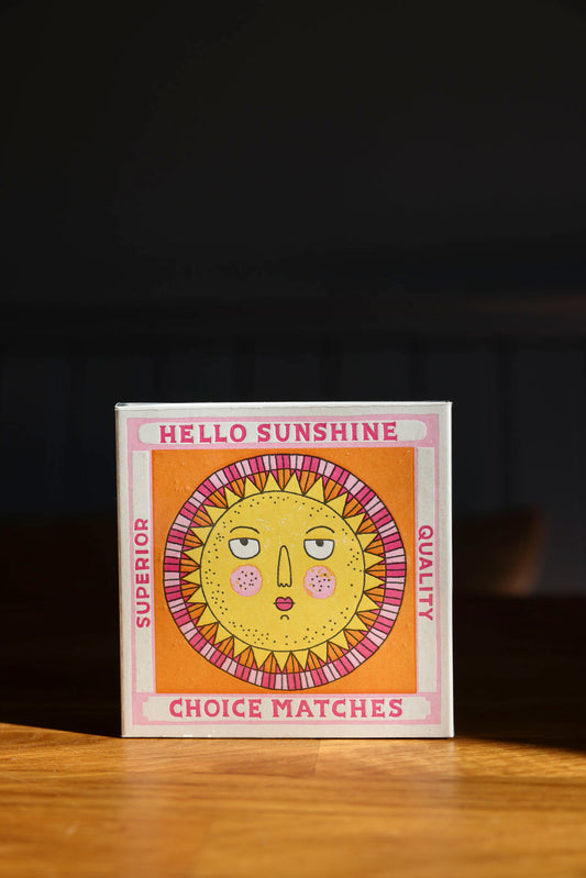 Tändsticksask Hello sunshine B272
